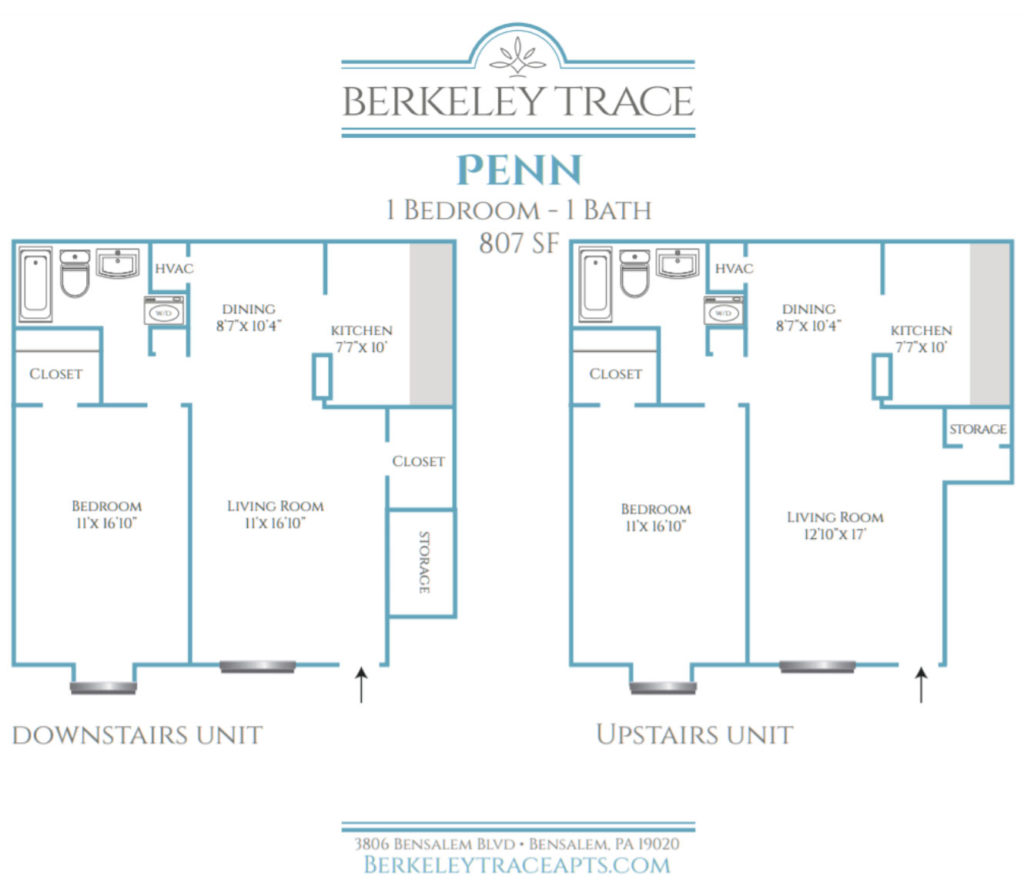 Floor Plan Berkeley Trace Apartments
