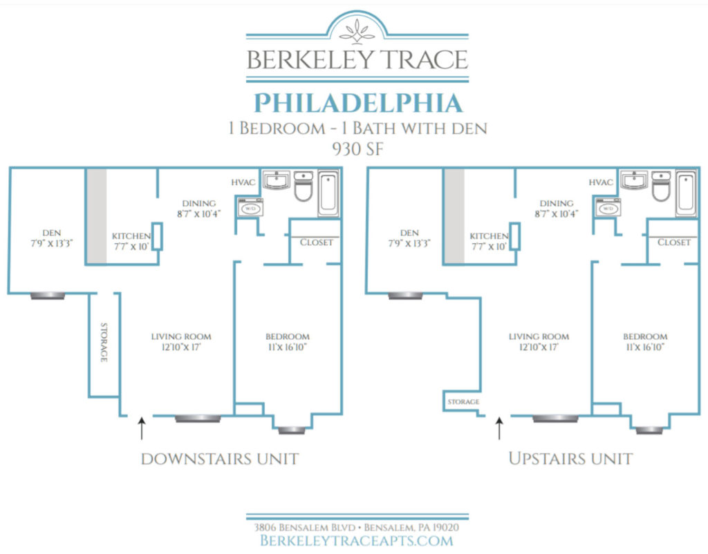 Floor Plan Berkeley Trace Apartments